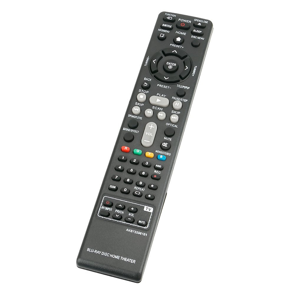 AKB73596101 Replace Remote Control Applicable for LG Blu-Ray BH6720S BH6820SW BH6520TW BH6220S BH6240S Bh6340H Home Theater System AKB73596102
