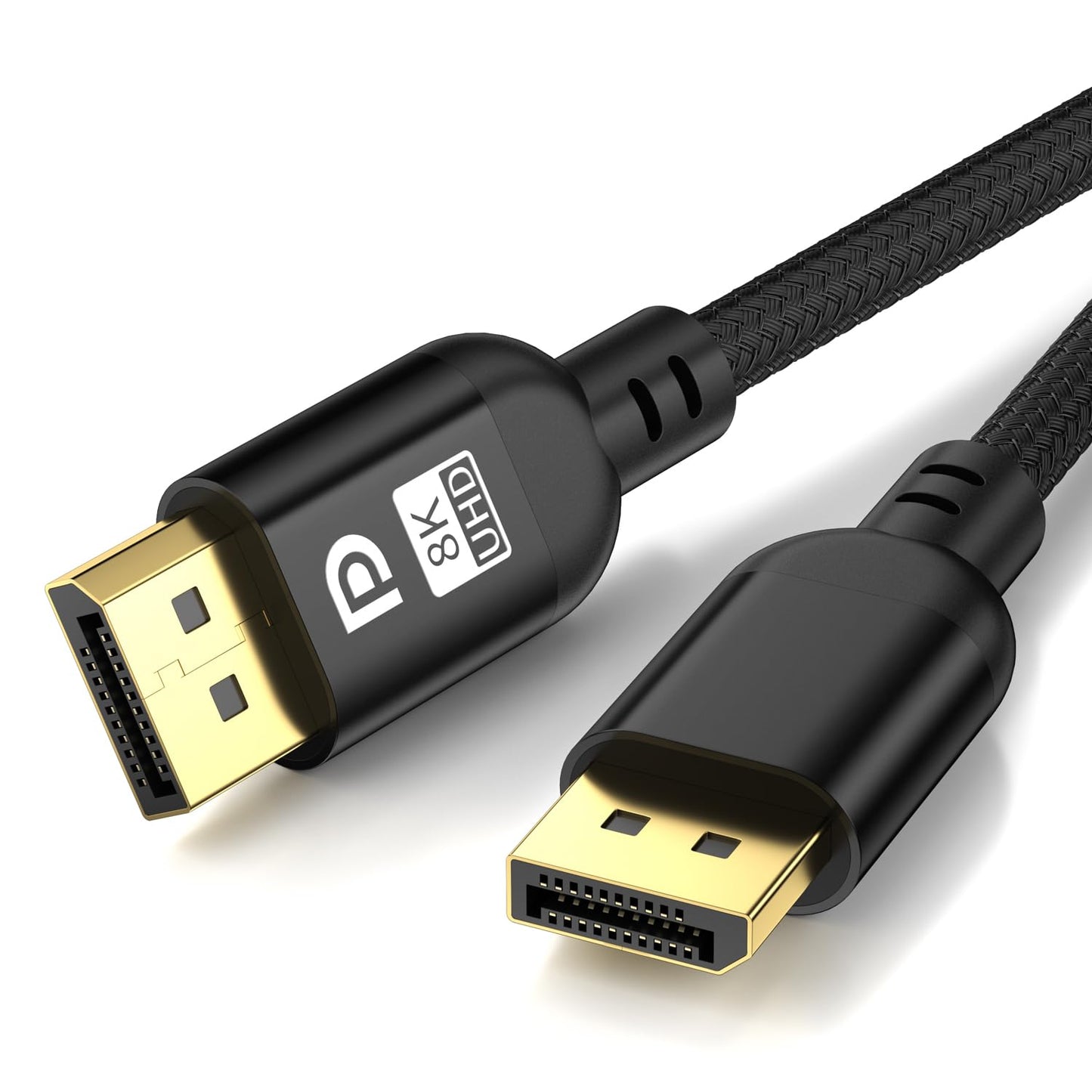 Diyanisly 8K DisplayPort Cable 3.3FT, DP 1.4 Cable, 32.4Gbps 8K@60Hz 4K@120Hz 2K@240Hz, High Refresh Rate Flexible for HDR DSC, FreeSync, G-Sync