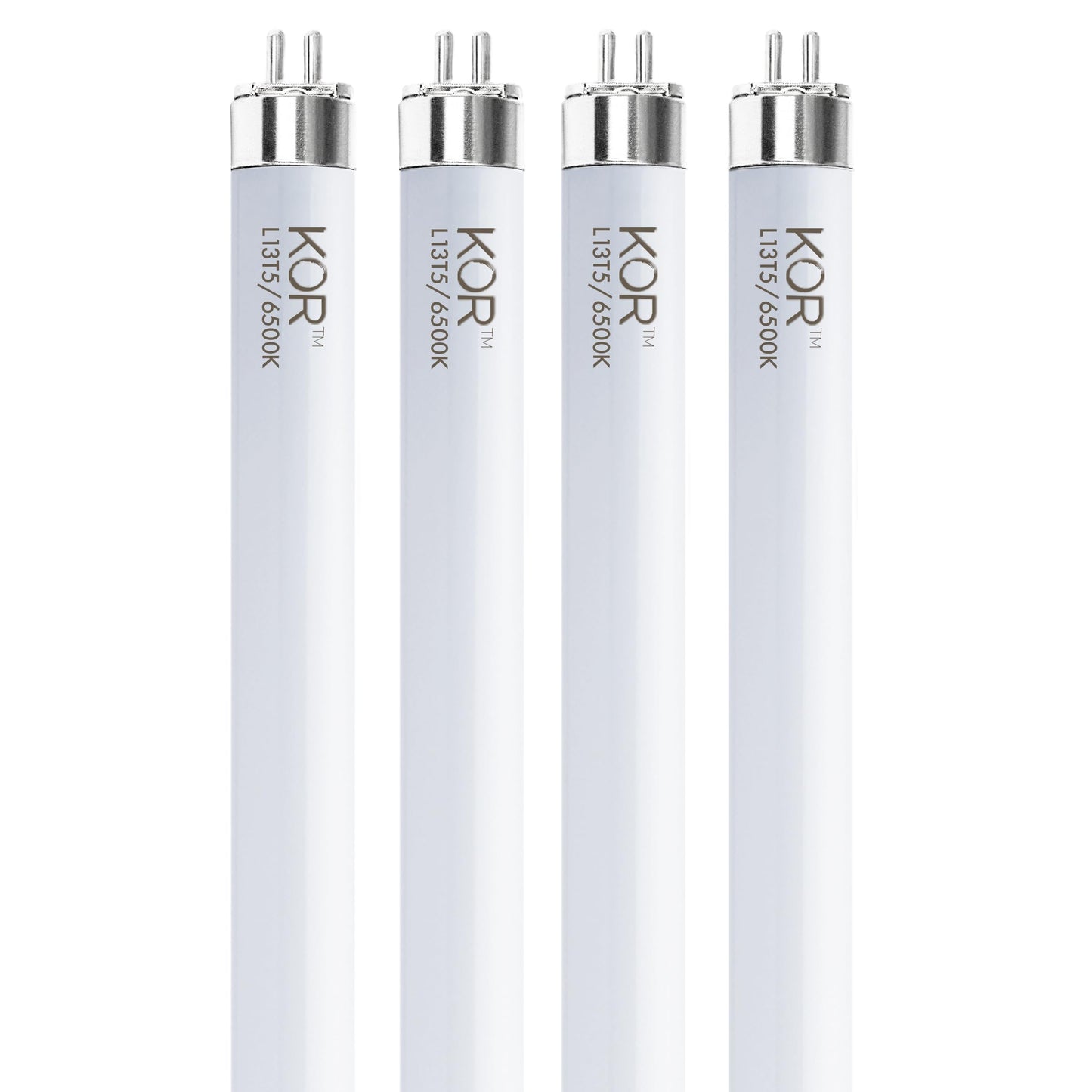 KOR 4-Pack T5/DL LED Light Bulbs, F13T5 Direct Replacement, 9W, 21 Inch