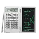 Scientific Calculator with LCD Writing Tablet - 240 Functions for Math, Physics & Exams, Dual-Line Display, One-Click Clear & Lock, Pull-Out Stylus