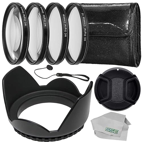 4PC Filter Kit for FujiFilm FinePix HS20 EXR, HS30EXR, HS30 EXR, HS25EXR HS25 EXR, X-E1, HS50EXR, X-T1
