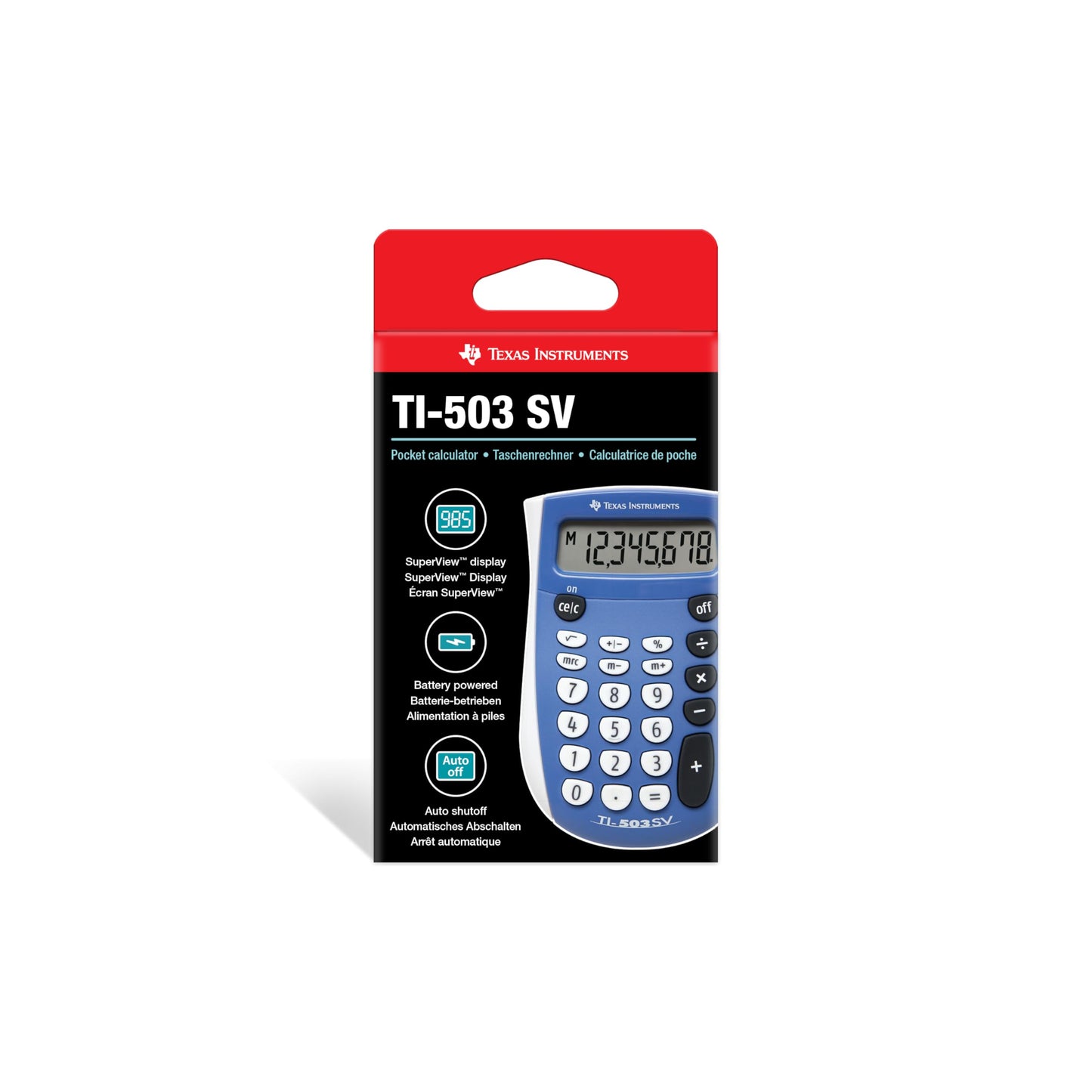 Texas Instruments TI-503 SV Standard Function Calculator
