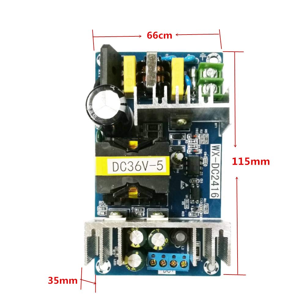 Dasiter AC-DC Buck Converter AC 100-240V to DC 36V 5A AC-DC Step-Down Converter Module 180W Isolation Switching Power Supply Module SMPS Converter…