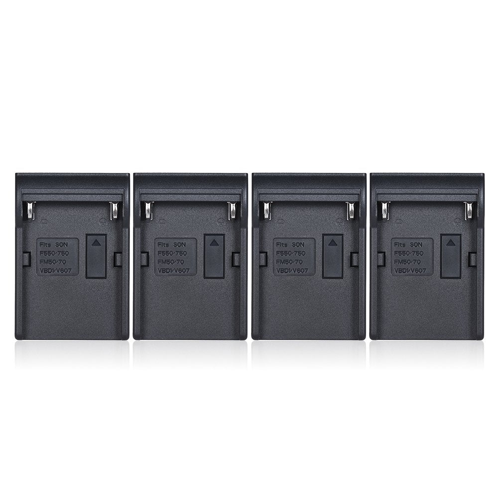 Andoer 4-Channel Digital Camera Battery Charger LCD Display for Sony Canon Camera (NP-F970)