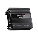 MB Quart Formula 400 Watt 1 Ohm Stable 4 Channel Full Range Class Q1 Car Audio Mobile Amplifier with Bass Remote, FA2-400.4, Black