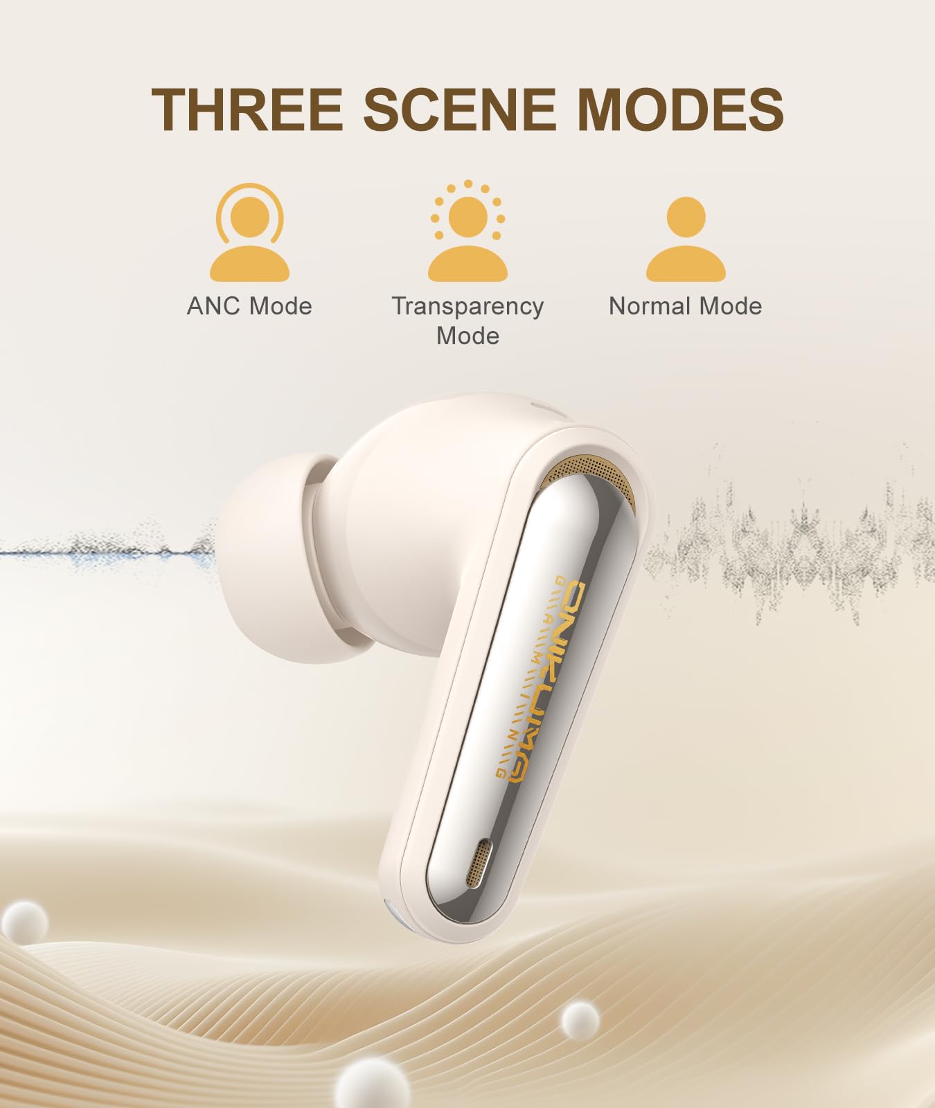 Wireless Active Noise Cancelling Gaming Earbuds-Dongle rechargeable-20ms Ultra-Low Latency, Dual-Mode 2.4GHz & Bluetooth 5.3, Hi-Fi Sound for PS5…