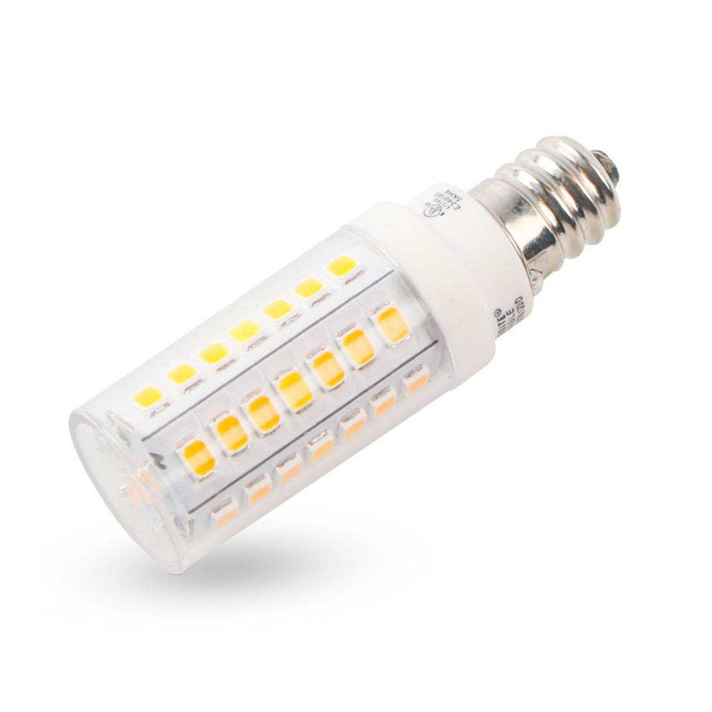 Bulbrite 770631 5W Dimmable T6 LED Bulb, E12 Candelabra Base, 2700K Warm White, Clear Glass, Energy-Efficient 60W Equivalent