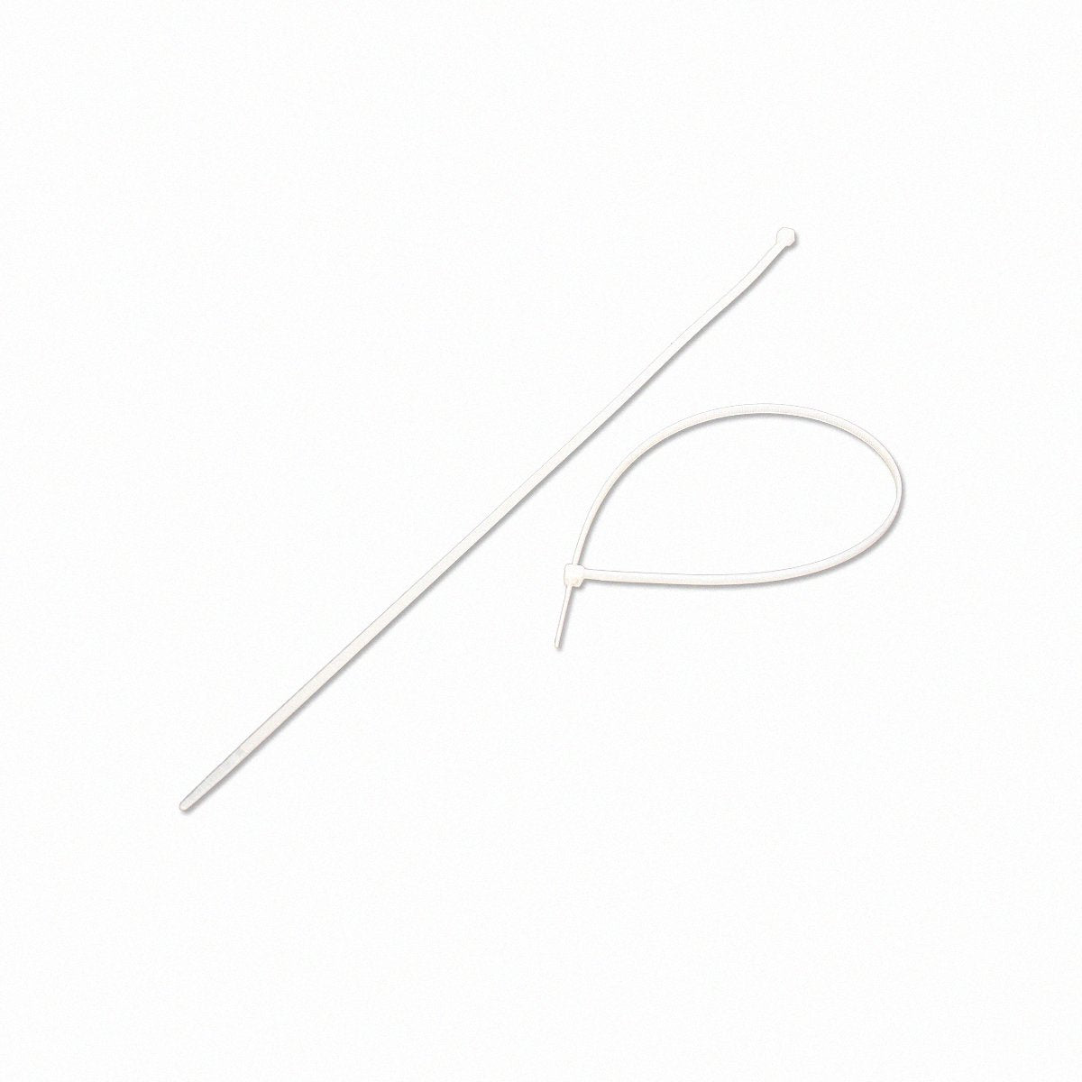 NavePoint 14 Inch Nylon Cable Wire Zip Tie 40 lbs - Natural White 500 Pack Lot Pcs Qty