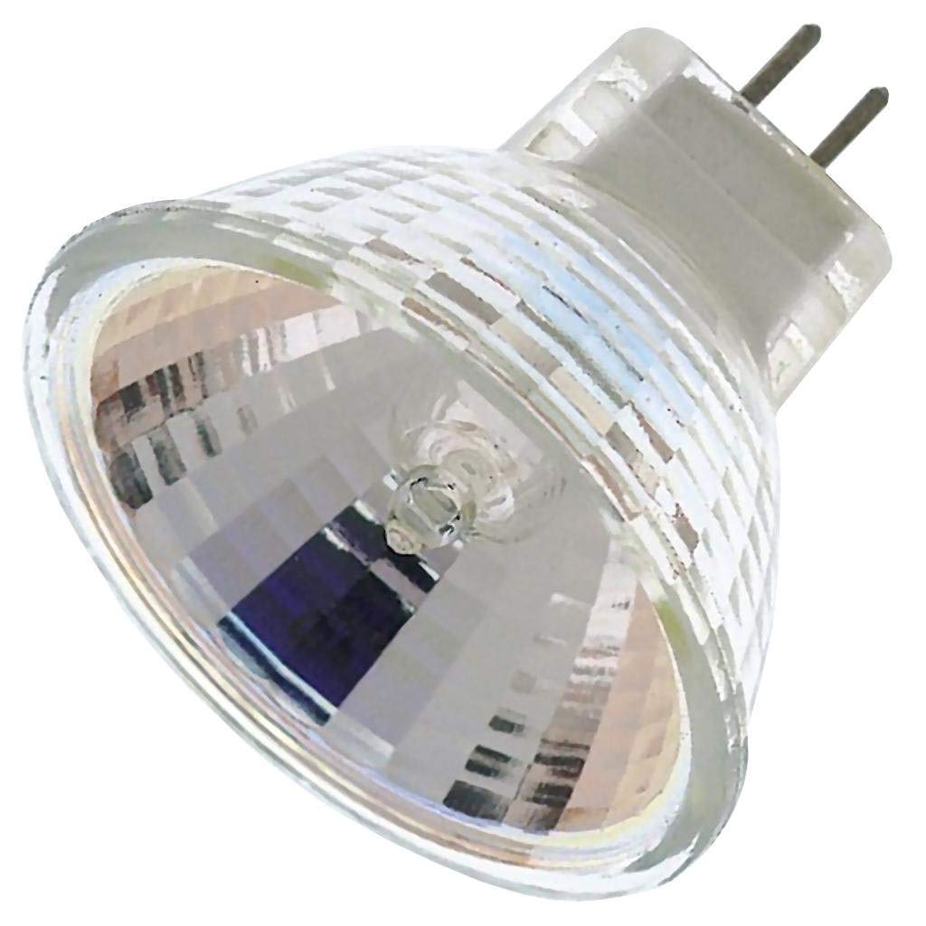 Satco S4629 10 Watt MR11 Halogen GZ4 Base 6 Volt Clear NFL 30 Beam Pattern Light Bulb, With Lens