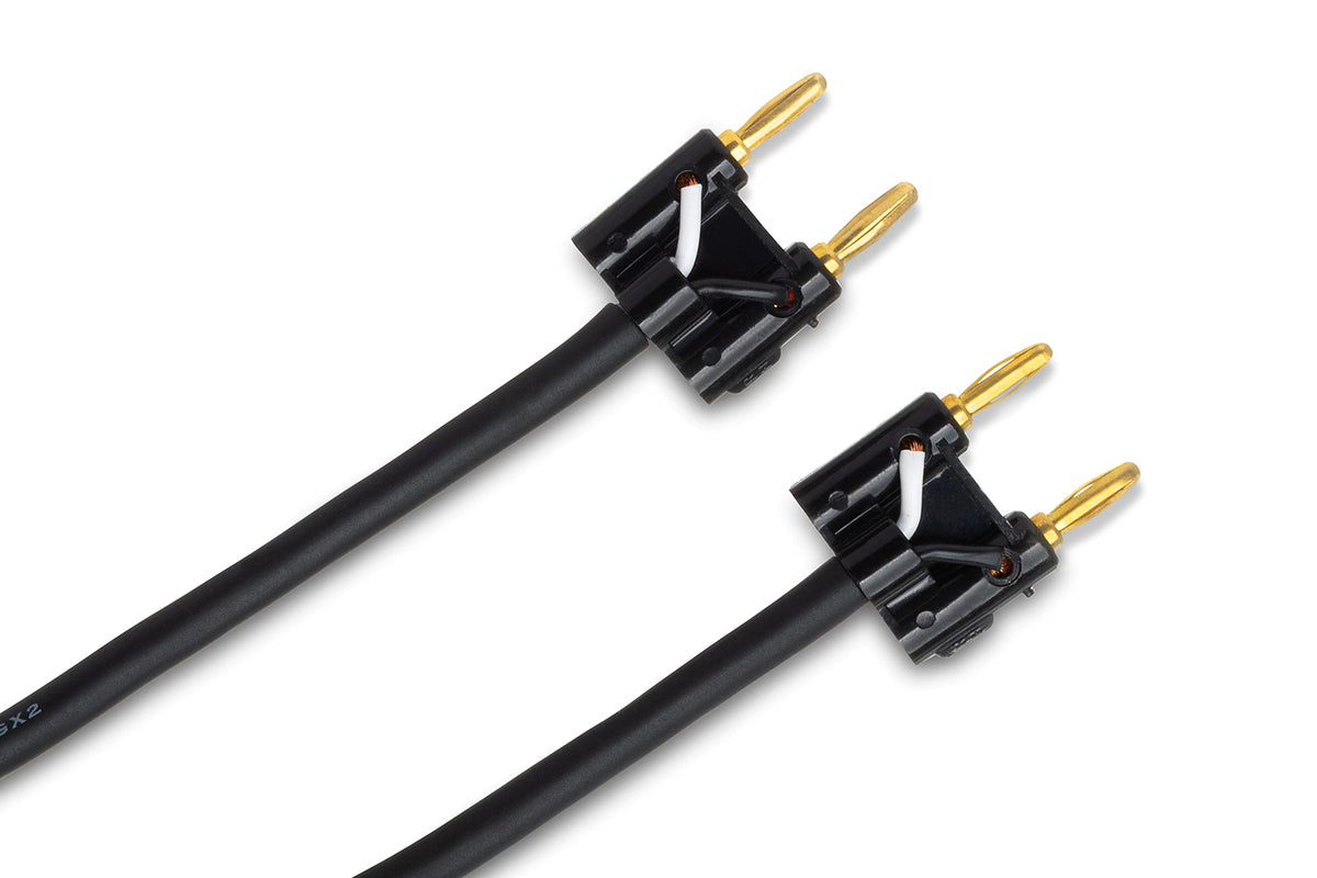 Hosa SKJ-675BB Dual Banana to Dual Banana Speaker Cable, 75 Feet