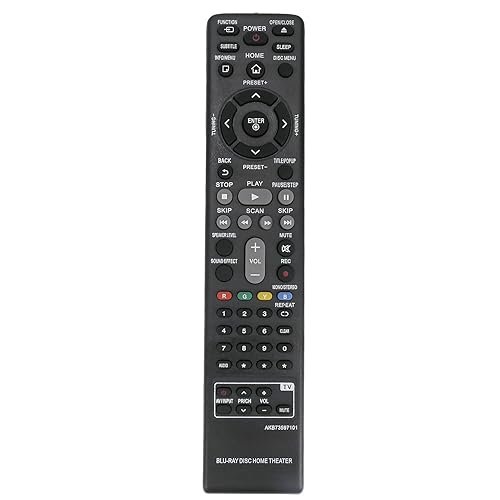 NTQinParts Replacement TV Remote Control Controller for LG BH4120 BH4120S S42S2-S S42S1-W Home Theater Blu-Ray Disc Player