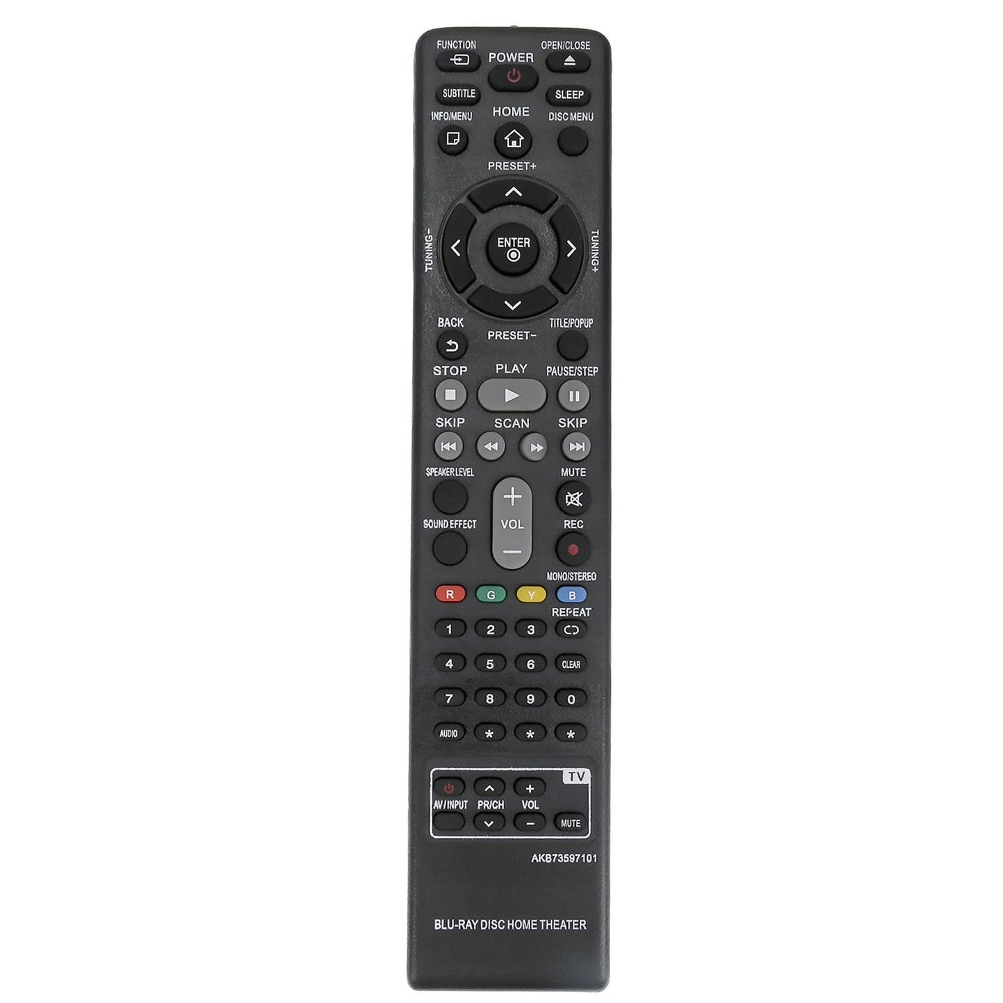 NTQinParts Replacement TV Remote Control Controller for LG BH4120 BH4120S S42S2-S S42S1-W Home Theater Blu-Ray Disc Player
