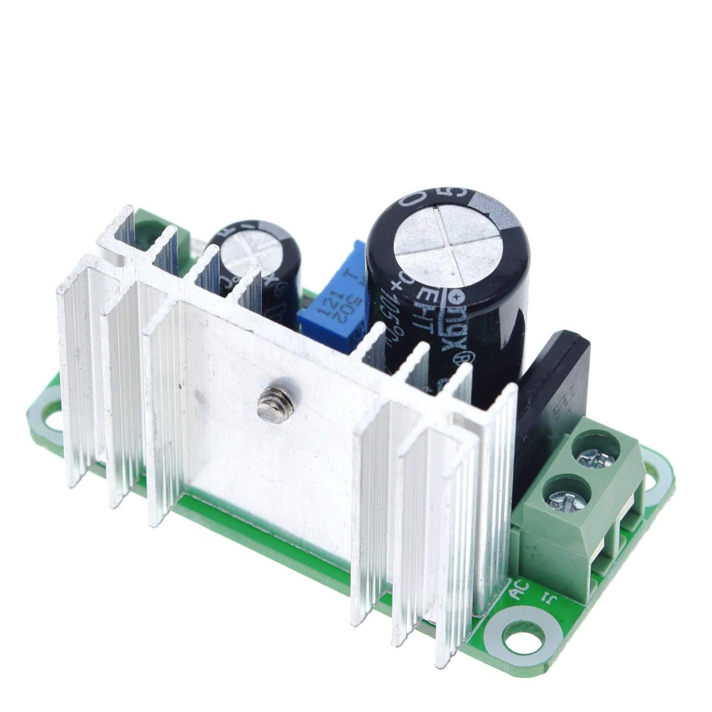 5-35VDC or 5-22VAC to 1-34VDC LM317T Adjustable Step Down Linear Regulator Converter Power Supply Module