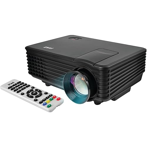 Pyle Portable Video-Projector Full HD with Remote - Home Theater-Projector Tv Digital Movie-Projector - 1080p Support 80" Led-LCD-Display USB/HDMI