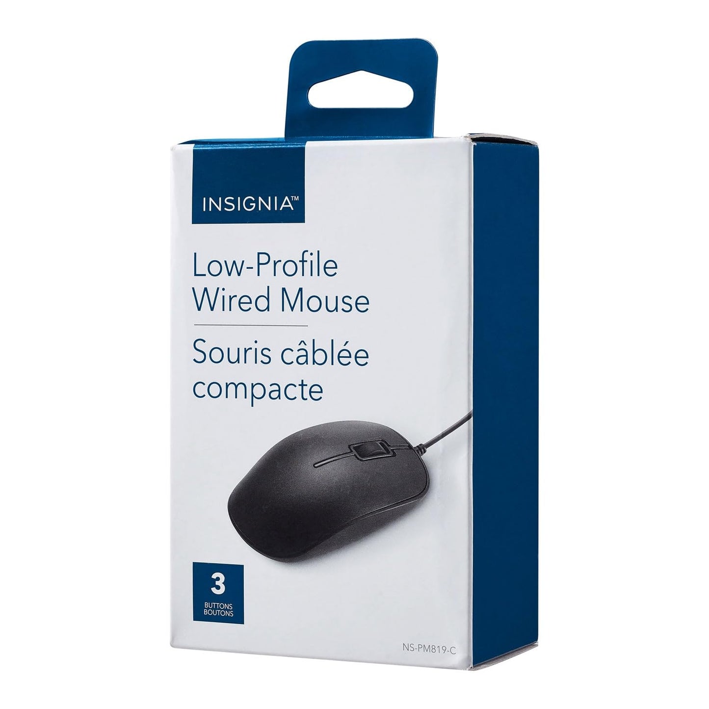 INSIGNIA Keyboard and Mouse - Wired and Wireless USB Input Devices for PC, Laptop, Windows/Mac, Quiet Typing, Ergonomic Design (Wired Mouse Black)