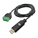 DSD TECH SH-U14 USB to RS485 Cable Built-in FTDI chip with Terminal Board 1.8M/5.9FT