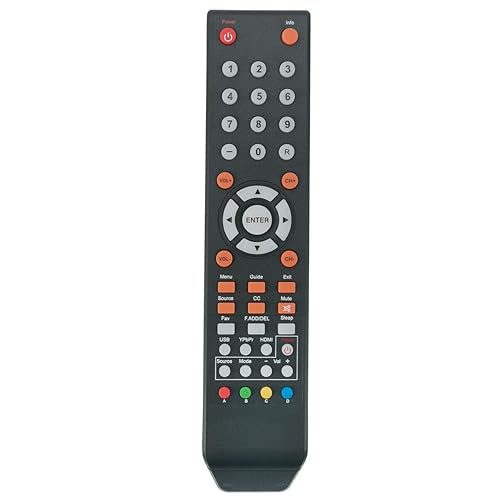 New Remote for Sceptre TV X322BV-SR U750CV-UMR E195BD-SRR E195BV-SRR X405BV-FSR