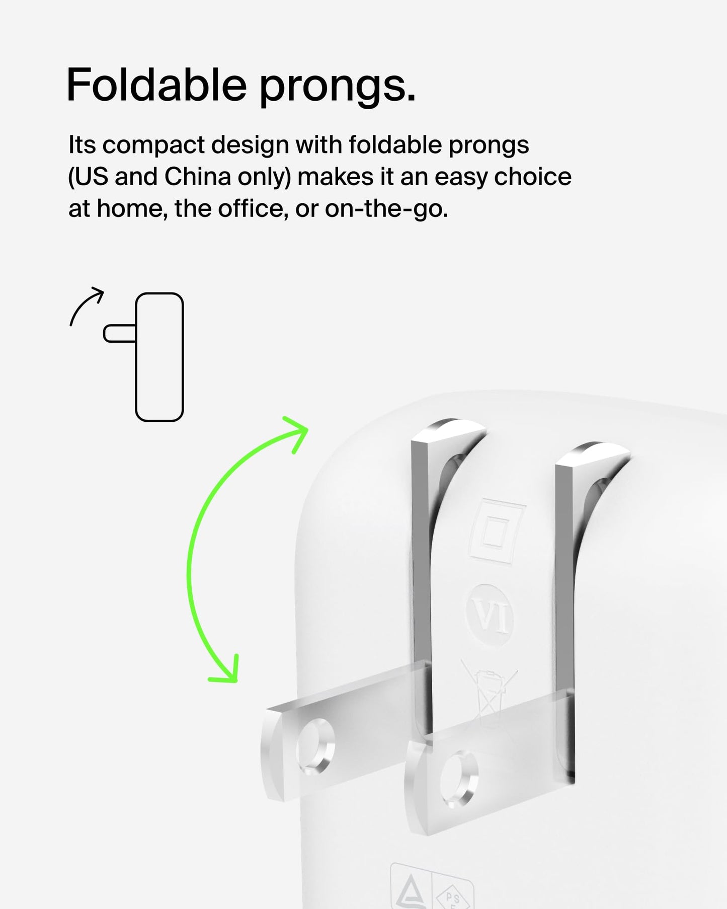 Belkin Dual Port Charger Block 42W - USB-C to Lightning Cable Included - USB-C + USB-A Charger Super Fast Charging - Compatible with Apple iPhone