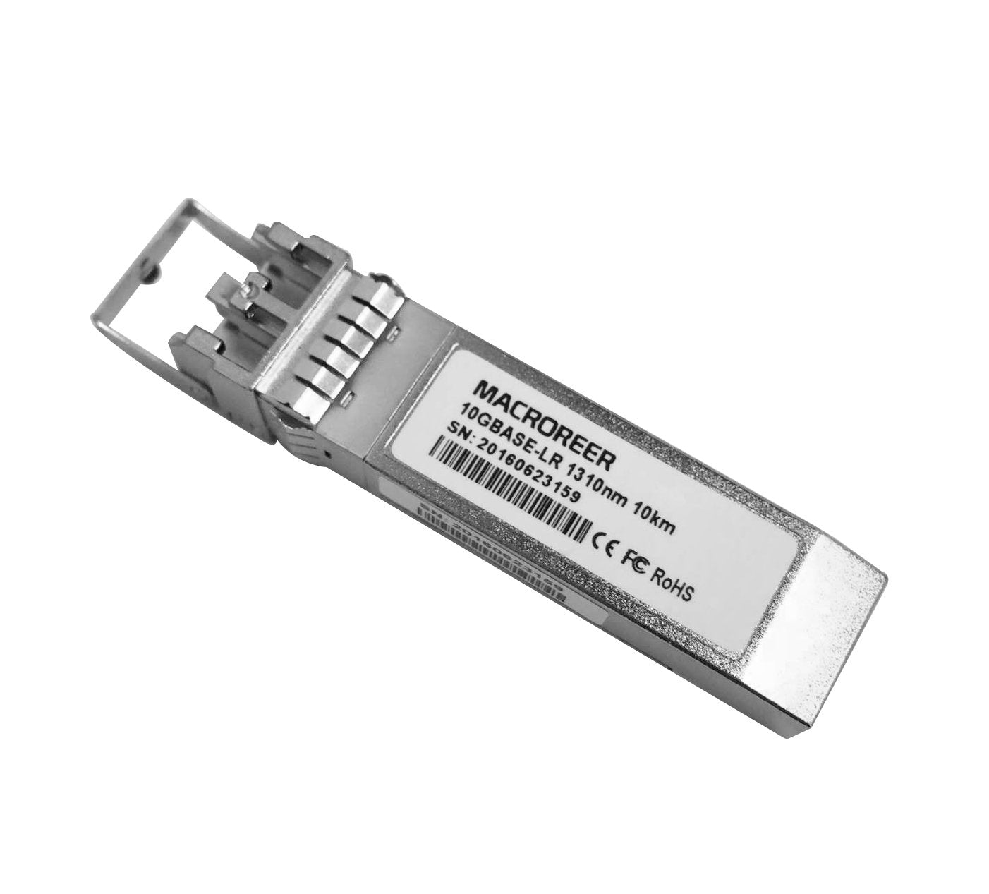 Macroreer 10GBase-LR SFP+ LC Transceiver, 10G Single-Mode Module for Brocade 10G-SFPP-LR Transceiver 1310nm 10km SFP+ 10 GBPS LR Optical SFP Module