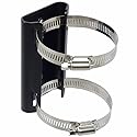 VideoSecu Pole Mount Clamp Bracket for CCTV Security Cameras, Adjustable Diameters 84mm-165mm, Loading Capacity 20 lbs