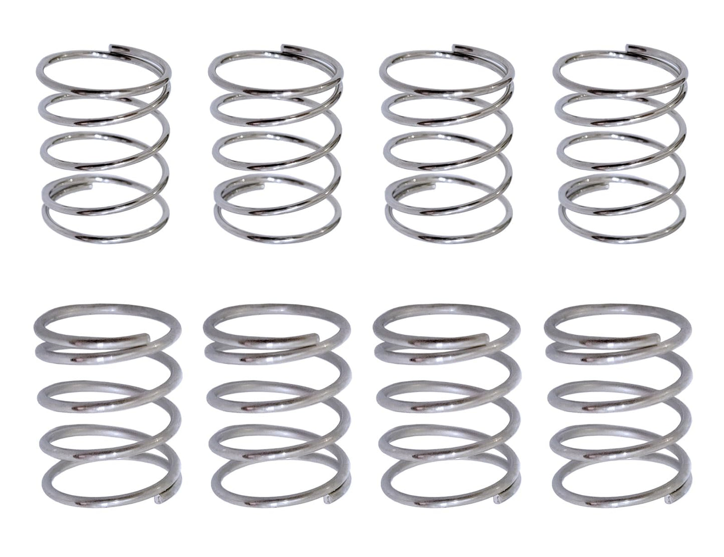 Auto-plaza 8pcs 2lb 4lb Springs for Sanwa JLF Joysticks Stainless Steel Springs for Games Box Sticks (4pcs 4lb + 4pcs 2lb springs)