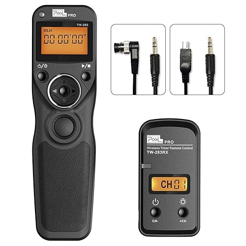 Wireless Shutter Release Compatible for Nikon, PIXEL 2.4G Remote Shutter Release Cable Wireless Timer Remote Control DC0/DC2 Compatible for Nikon D850
