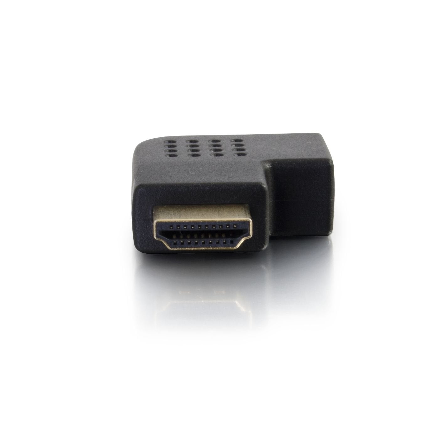C2G HDMI Adapter, HDMI Right Angle Adapter, Fits in Tight Spaces, for Wall Mounted TVs, 90 Degrees, Cables to Go 43291