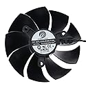 Right Cable 8.5cm Graphics Card Cooling Fan for EVGA RTX 2060 2070 2080 2080ti 4pin 12V PLD09220S12H
