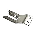 MARINE CITY Stainless Steel Handheld Microphone Hang-Up Clip Sturdy and Durable - Car Radio Microphone Mounting Clip Perfectly Matched to Your