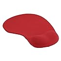 uxcell Silicone Gel Home Desktop Anti-Slip Wrist Rest Support Mouse Pad Mat Red