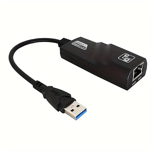 USB to Ethernet Adapter, Supports Nintendo Switch, Foldable USB 3.0 to Gigabit Ethernet LAN Network Adapter, Network Gigabit RJ45 LAN 10 100 1000 Mbps