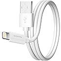 Overtime iPhone Lightning Cable, MFI Certified, Portable & Smart USB-A to Lightning Charging Cable, Fast Apple Charging Cord, 4ft iPhone Charger Cord…