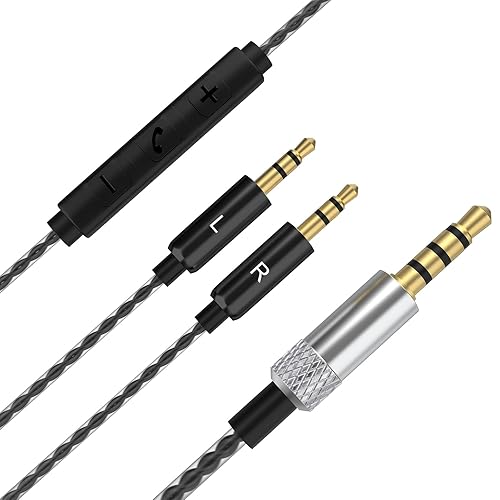 Sol Republic Headphones Cable Compatible with Sol Republic Master Tracks HD V8, V10, V12, Sol Republic X3 Headphone, Sol Republic Cable with Remote…