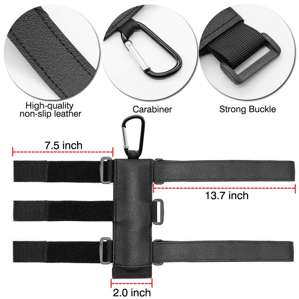 OAONY Portable Speaker Mount for Golf Cart Railing Bike or Boat -Waterproof Outdoor Adjustable Strap for Most Bluetooth Wireless Speakers Attachment