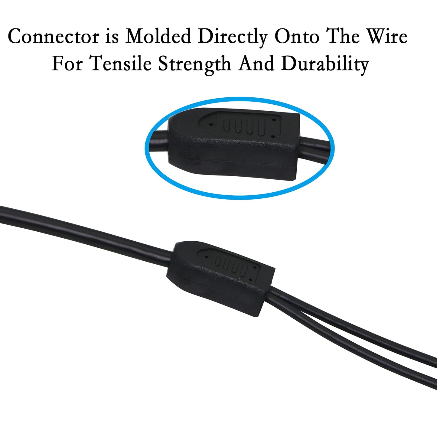 PNGKNYOCN Coaxial Y Splitter Cable - BNC Male to Dual BNC Female Connector Adapter Cable for Cameras and Video Equipment (0.4m)