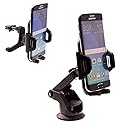 Car Mount Windshield Air Vent Compatible with Motorola Razr (2024,2023,2022,2020,2019), Phone Holder Glass Cradle Suction Swivel Dock Stand