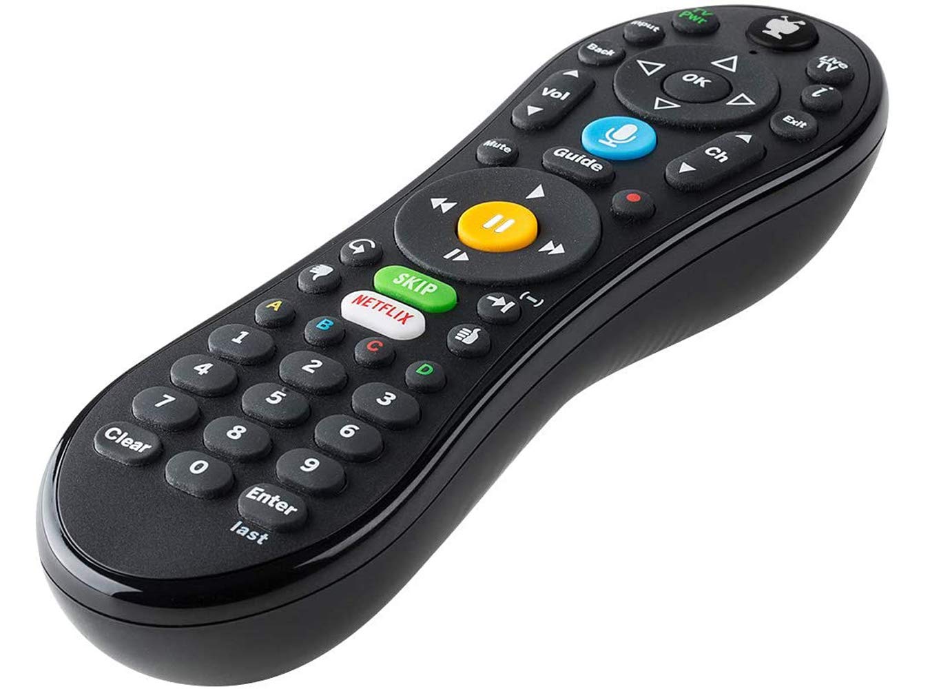 TiVo LUX Remote| Tivo Edge and TiVo Bolt, Video Streaming, Voice Command, See in The Dark Display, C00305