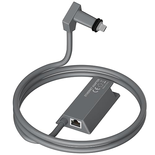 Mwin Starlink Ethernet Adapter for Gen 2 - Starlink Accessories for V2 Internet Kit Satellite, Powerline Ethernet Adapter Actuated Gen 2 for Wired