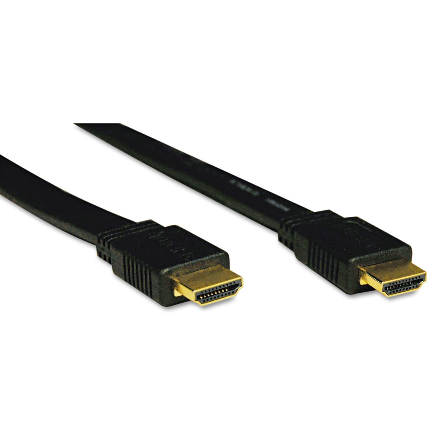 Tripp Lite High Speed HDMI Flat Cable, High-Definition Video 4K x 2K, Digital Video with Audio (M/M), Black, 3-ft. (P568-003-FL)