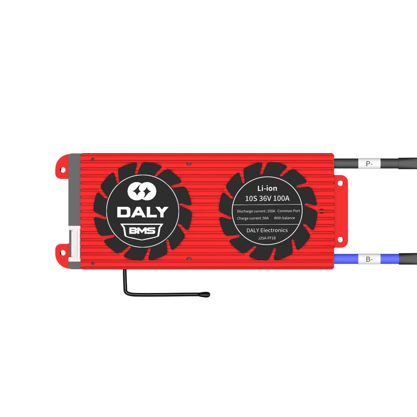 DALY BMS 10S 36V 100A Li-ion Battery Protection Module PCB Protection Board with Balance Leads Wires BMS for 18650 Battery Pack 36V(Standard BMS,100A…