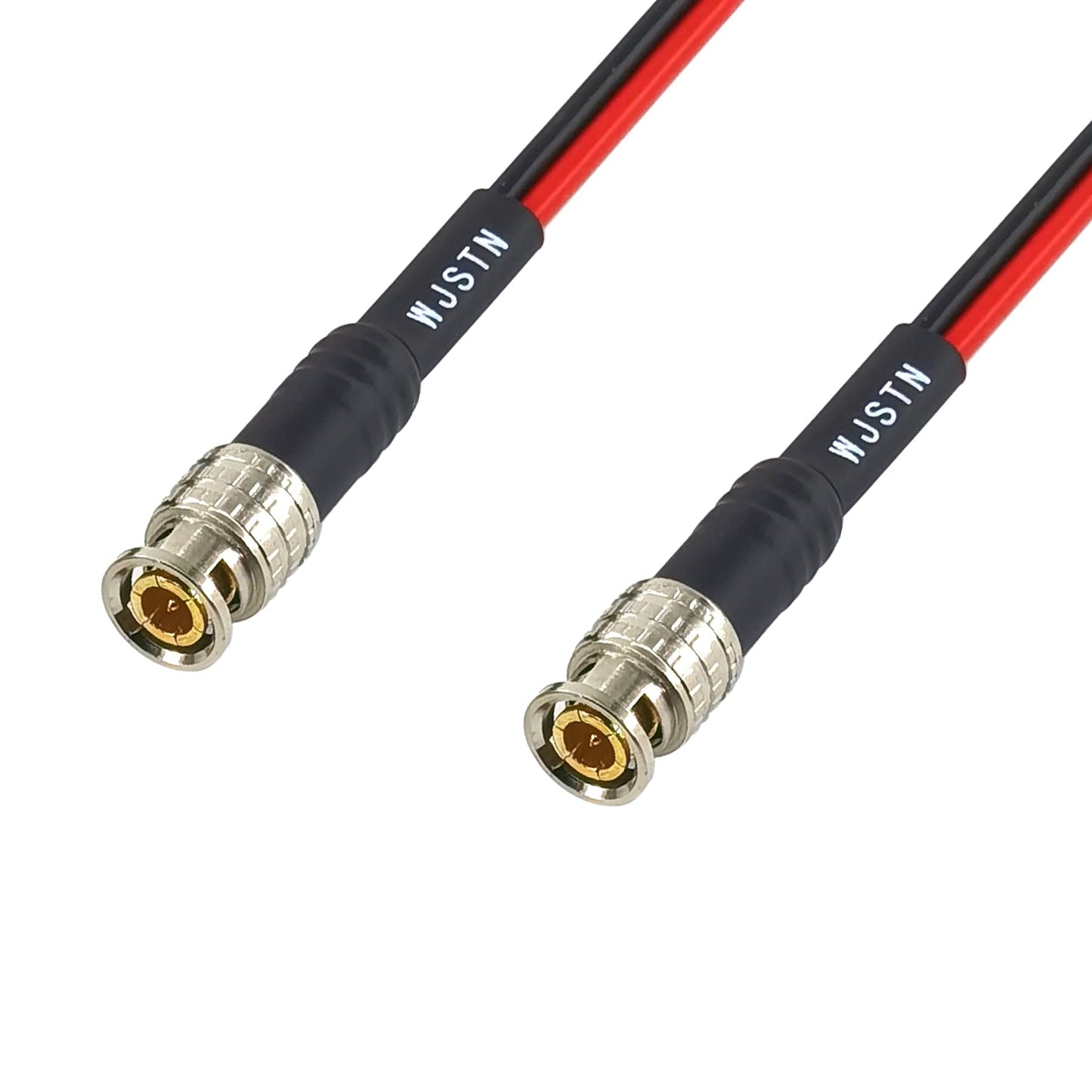 WJSTN bnc to Banana Plug Adapter,Banana Plug Adapter Male to Male BNC Socket Binding Post Splitter Connecto