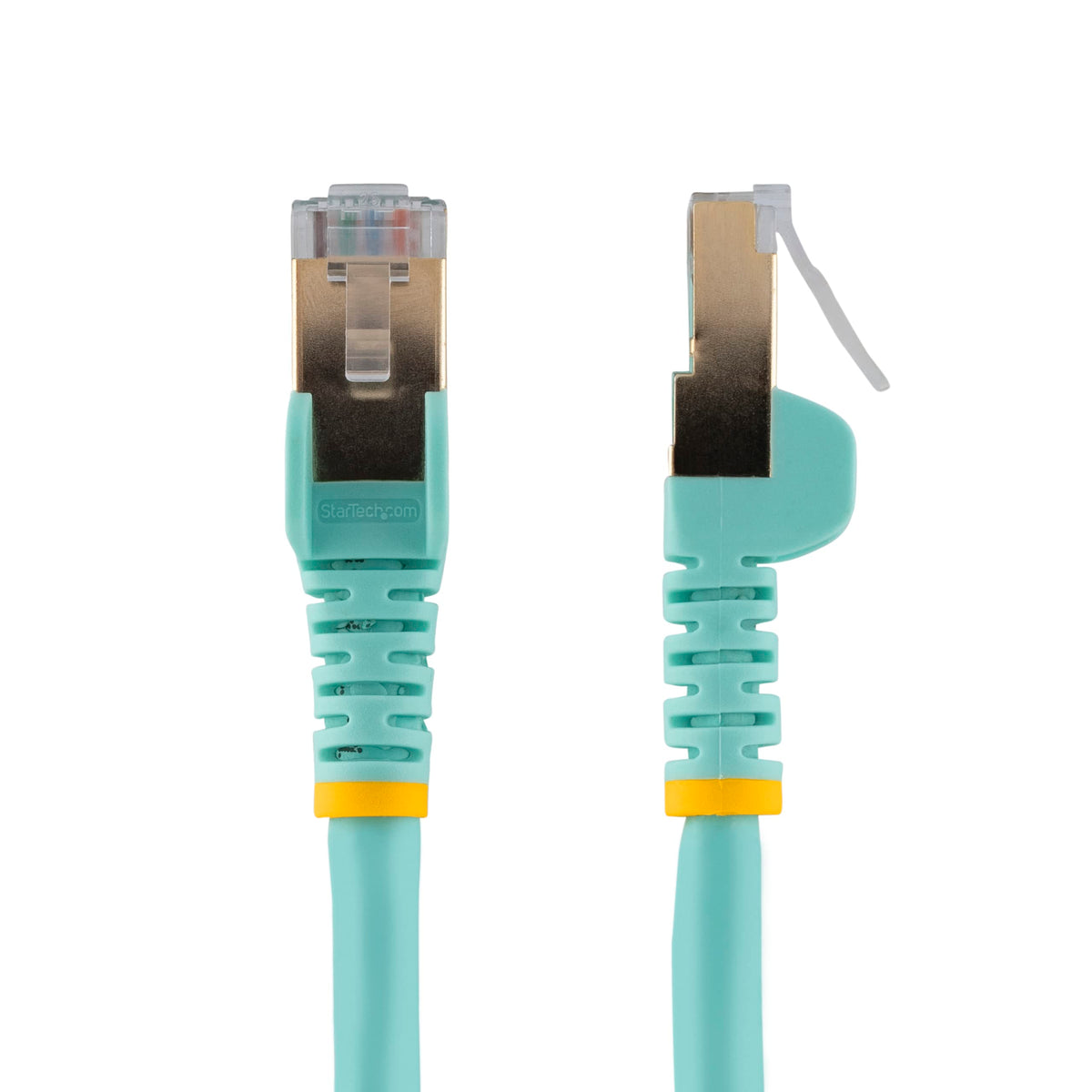 StarTech 30ft Cat6a Snagless Ethernet Cable, Aqua (C6ASPAT30AQ)