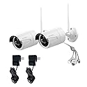 xmartO WB2024-W 2K 3MP Super HD WiFi Home Security Camera with Built-in Microphone (add-on Camera with 3.6mm Lens?Pack of 2, Requires 5MP NVR to Work)