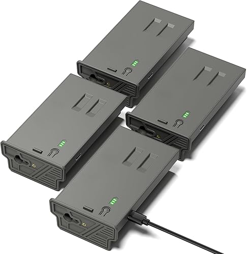 pengguo New Reveal Camera Battery Pack Compatible with Camera Reveal Ultra, X Gen 3.0, Pro 3.0, X, X Pro, X Gen 2.0, XB, SK Upgraded LED Meter & Solar