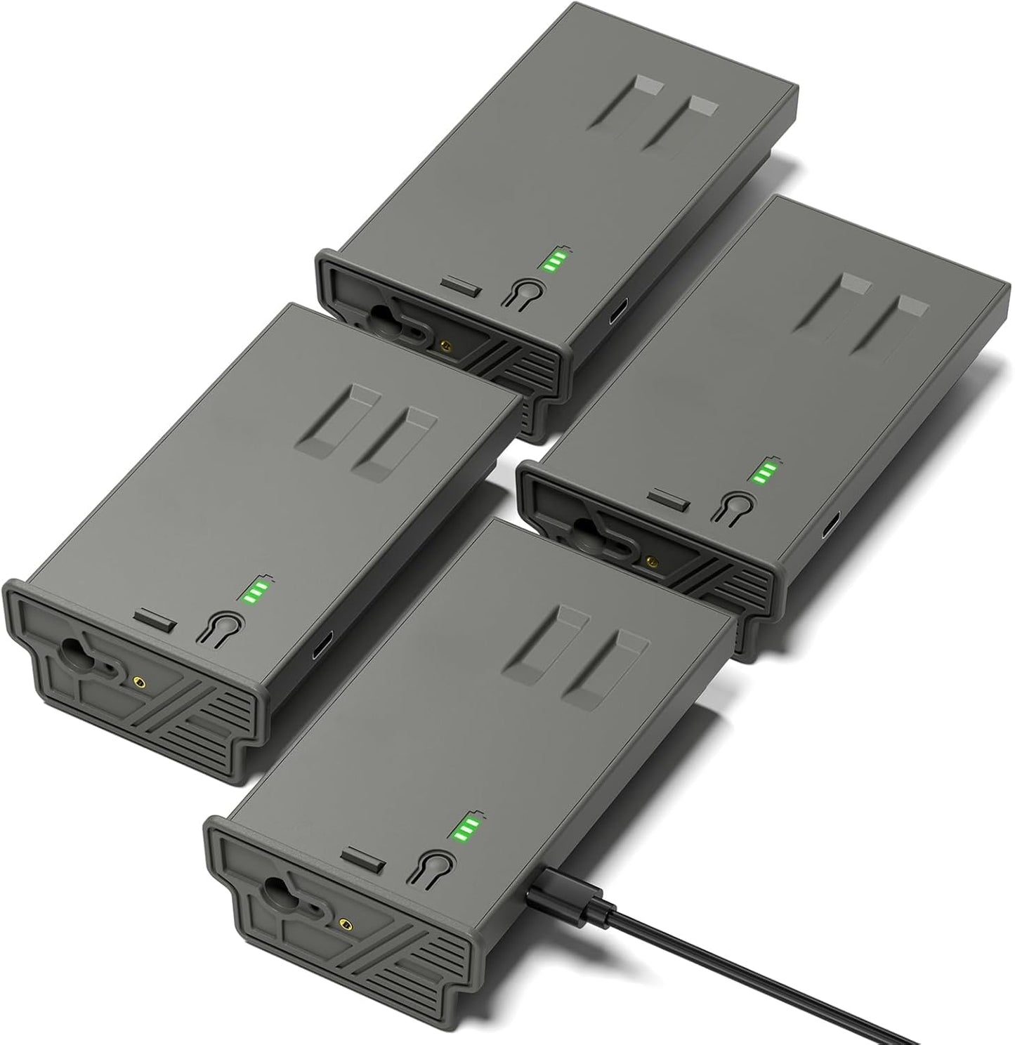 pengguo New Reveal Camera Battery Pack Compatible with Camera Reveal Ultra, X Gen 3.0, Pro 3.0, X, X Pro, X Gen 2.0, XB, SK Upgraded LED Meter & Solar