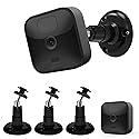 Blink Outdoor Camera Mount, 360 Degree Adjustable Indoor/Outdoor Wall Mount Bracket for Blink Home Security System Black 3 Pack