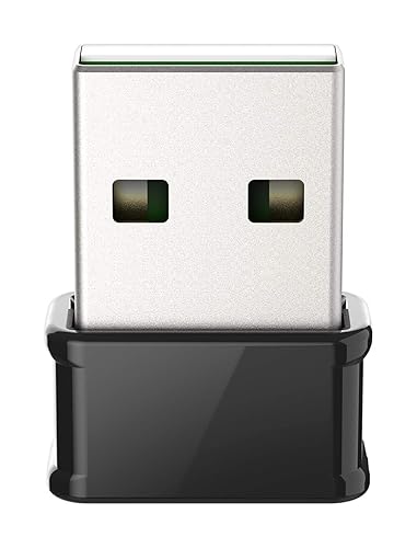 D-Link AC1300 MU-MIMO Wi-Fi Nano USB Adapter, Ultra-Mini (20.2mm x 14.9mm) Dual Band 2.4G/5G Wireless Adapter for PC or Laptop, Plug and Play, Easy