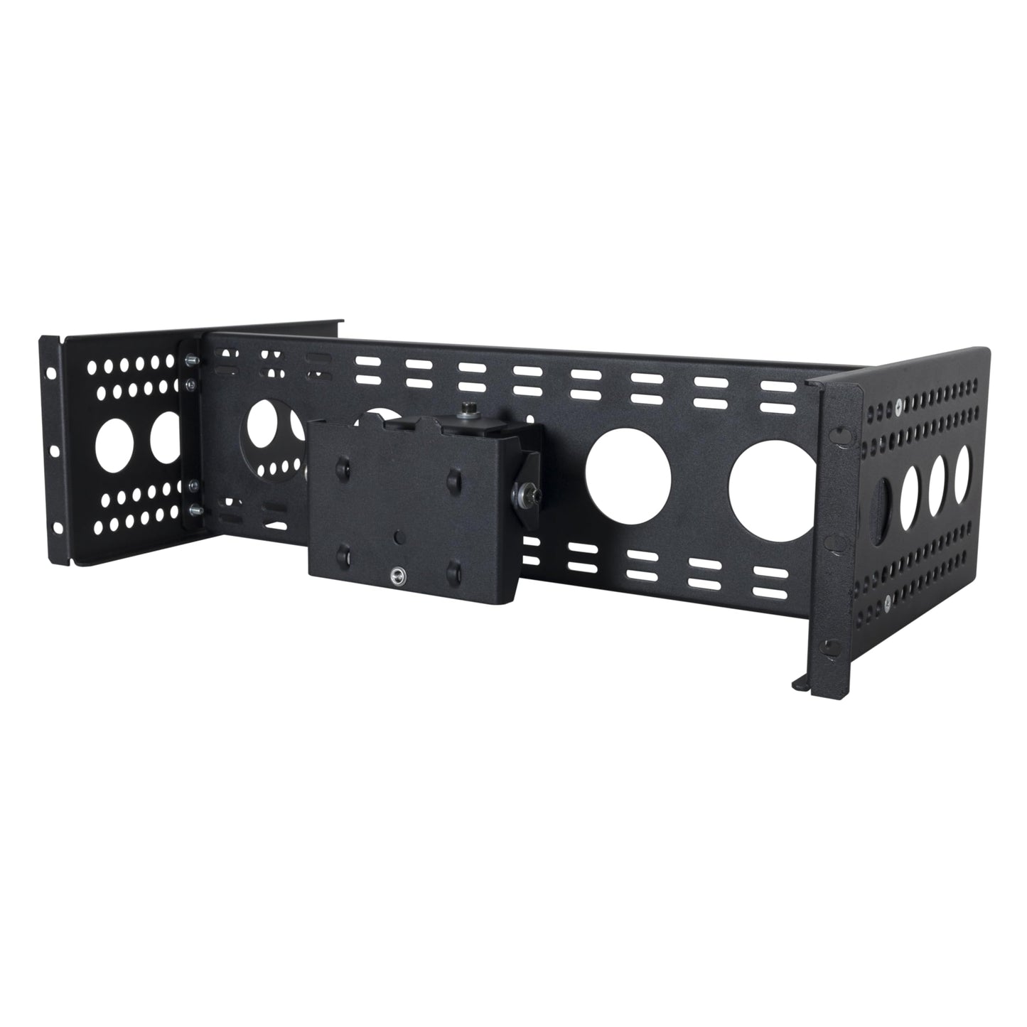 RackSolutions Universal Rack Mount Monitor VESA Swivel Steel Bracket