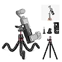 NEEWER Basics Tripod & Extension Adapter Compatible with DJI Osmo Pocket 3, 4 in 1 Mountaineering Kit, Mini Flexible Tripod/Expansion Cage Frame/Mount