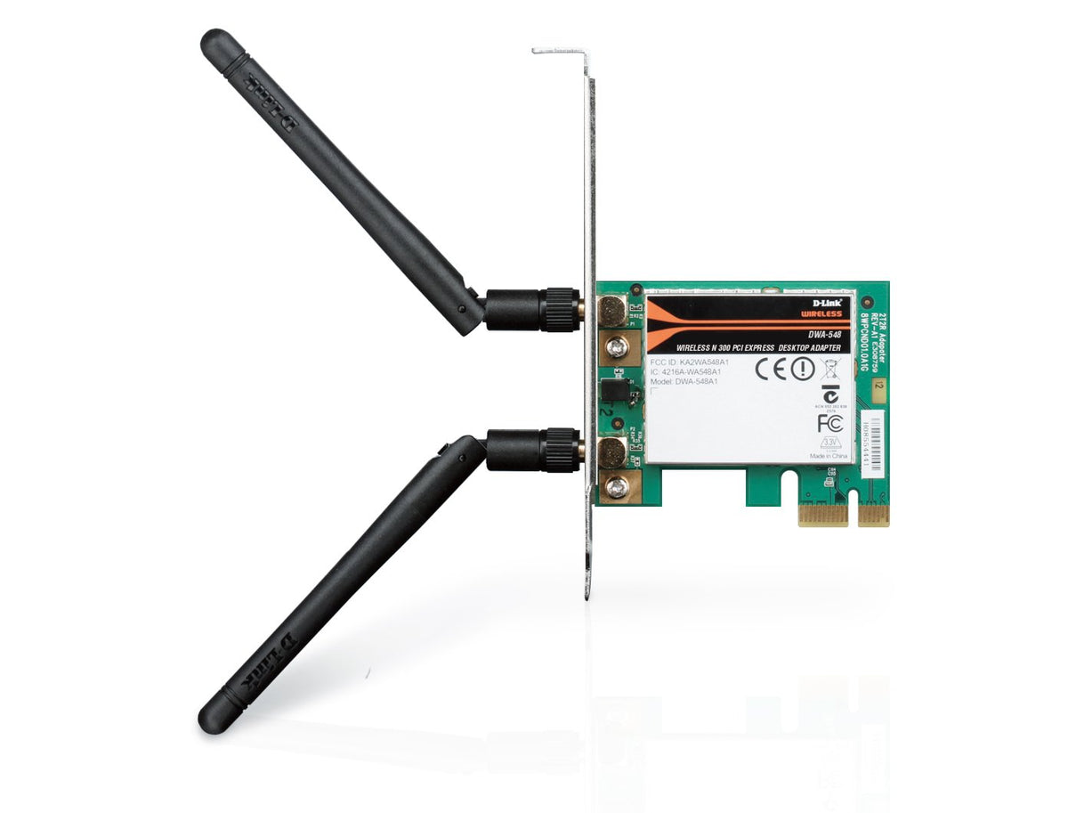 D-Link Wireless N300 PCI Express Desktop Adapter (DWA-548)